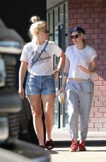 KRISTEN STEWART and DYLAN MEYER Out in Los Angeles 10/25/2019