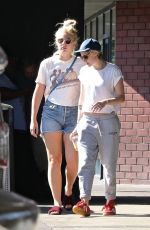 KRISTEN STEWART and DYLAN MEYER Out in Los Angeles 10/25/2019
