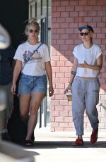 KRISTEN STEWART and DYLAN MEYER Out in Los Angeles 10/25/2019
