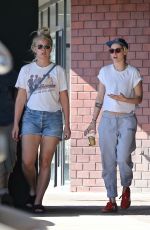 KRISTEN STEWART and DYLAN MEYER Out in Los Angeles 10/25/2019