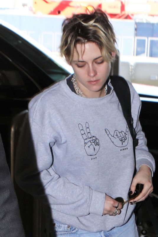 KRISTEN STEWART at Los Angeles International Airport 10/08/2019