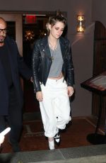 KRISTEN STEWART Leaves Saturday Night Live Cast Dinner in New York 10/29/2019