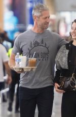 LANA DEL REY and Sean Larkin at JFK Airport in New York 10/25/2019