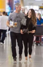 LANA DEL REY and Sean Larkin at JFK Airport in New York 10/25/2019