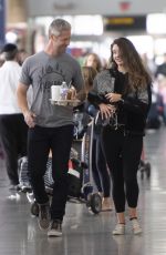 LANA DEL REY and Sean Larkin at JFK Airport in New York 10/25/2019