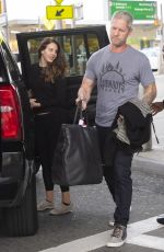 LANA DEL REY and Sean Larkin at JFK Airport in New York 10/25/2019