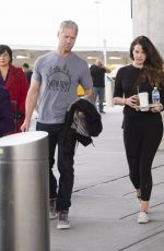 LANA DEL REY and Sean Larkin at JFK Airport in New York 10/25/2019
