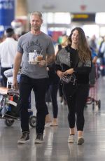 LANA DEL REY and Sean Larkin at JFK Airport in New York 10/25/2019