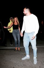 LARSA PIPPEN in Tights Denim at Hyde Nightclub in Los Angeles 10/16/2019