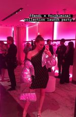 LARSEN THOMPSON at Fendi x Nicki Minaj Collection Launch - Instagram Photos and Video 10/15/2019