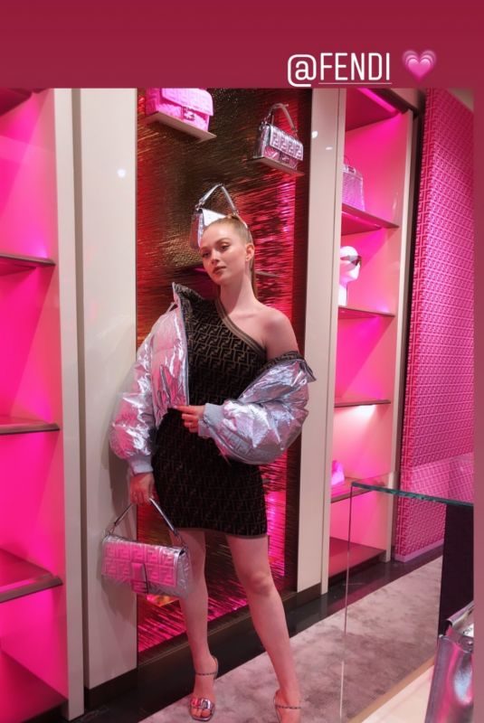 LARSEN THOMPSON at Fendi x Nicki Minaj Collection Launch – Instagram Photos and Video 10/15/2019