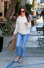 LEA MICEHLE Leaves Nine Zero One Salon in West Hollywood 10/14/2019