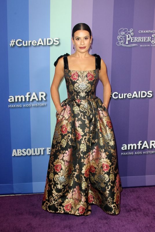 LEA MICHELE at 2019 Amfar Gala Los Angeles 10/10/2019