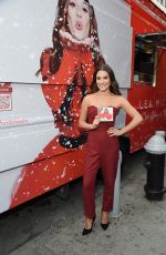 LEA MICHELE at Christmas in the City Album Promotion at Union Square in New York 10/25/2019