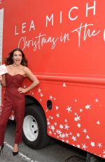 LEA MICHELE at Christmas in the City Album Promotion at Union Square in New York 10/25/2019