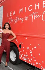 LEA MICHELE at Christmas in the City Album Promotion at Union Square in New York 10/25/2019