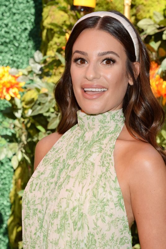 LEA MICHELE at Veuve Clicquot Polo Classic at Will Rogers State Park in Los Angeles 10/05/2019