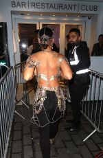 LEIGH-ANNE PINNOCK Arrives at Duo Club in London 10/01/2019