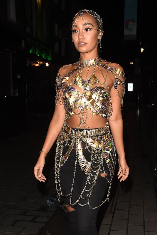 LEIGH-ANNE PINNOCK Arrives at Duo Club in London 10/01/2019