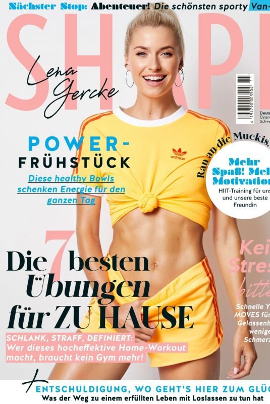 LENA GERCKE in Shape Magazine, Germany November 2019