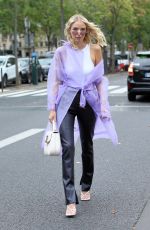 LEONIE HANNE Arrives at Atlein Show at Paris Fashion Week 09/26/2019