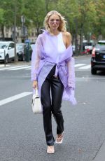 LEONIE HANNE Arrives at Atlein Show at Paris Fashion Week 09/26/2019