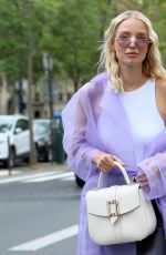 LEONIE HANNE Arrives at Atlein Show at Paris Fashion Week 09/26/2019