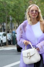 LEONIE HANNE Arrives at Atlein Show at Paris Fashion Week 09/26/2019