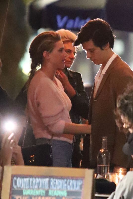 LIL REINHART Out for Dinner in Los Angeles 10/12/2019