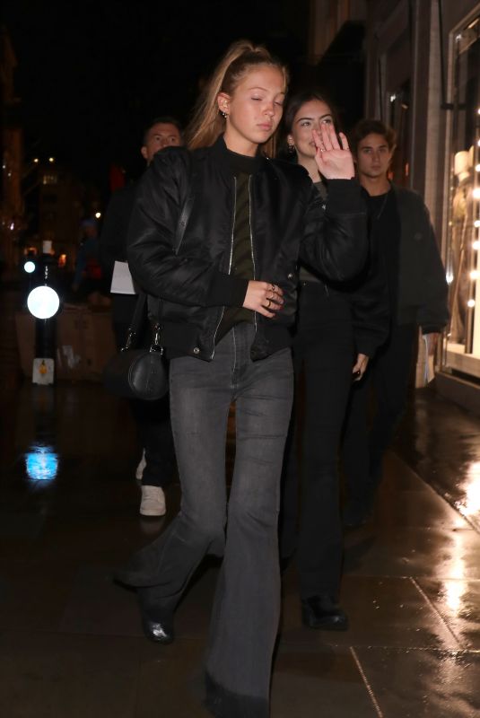 LILA GRACE MOSS HACK at The Dior Sessions: Dior Men by Kim Jones Book Launch in London 10/01/2019