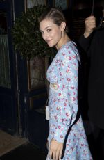 LILI REINHART at Miu Miu Dinner in Paris 10/01/2019