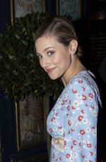 LILI REINHART at Miu Miu Dinner in Paris 10/01/2019