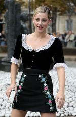 LILI REINHART at Mu Miu Fashion Show at PFW in Paris 10/01/2019