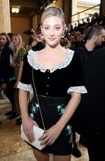 LILI REINHART at Mu Miu Fashion Show at PFW in Paris 10/01/2019