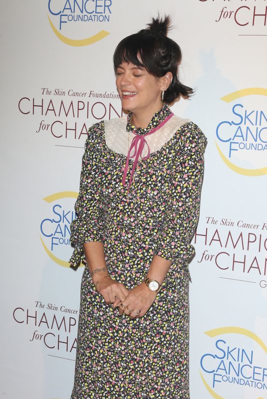 LILY ALLEN at Champions for Change Gala in New York 10/17/2019