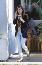 LILY COLLINS Out and About in West Hollywood 10/20/2019