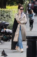 LILY JAMES Out in Ladbroke Grove in London 10/10/2019
