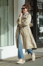 LILY JAMES Out in Ladbroke Grove in London 10/10/2019