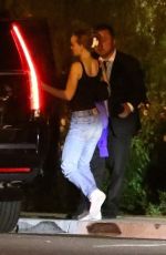 LILY-ROSE DEPP and Timothee Chalamet Night Out in Los Angeles 10/25/2019