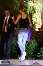 LILY-ROSE DEPP and Timothee Chalamet Night Out in Los Angeles 10/25/2019
