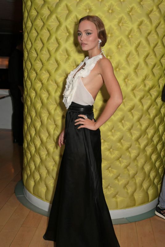 LILY-ROSE DEPP at The King Premiere Party at BFI London Film Festival 10/03/2019