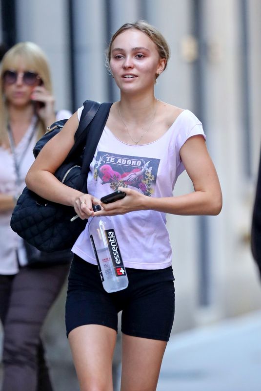 LILY-ROSE DEPP Leaves a Gym in New York 10/11/2019