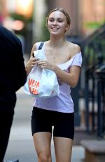 LILY-ROSE DEPP Leaves a Gym in New York 10/11/2019