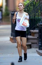 LILY-ROSE DEPP Leaves a Gym in New York 10/11/2019