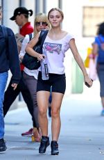 LILY-ROSE DEPP Leaves a Gym in New York 10/11/2019