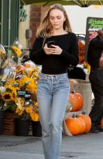 LILY-ROSE DEPP Leaves Grocery Store in Los Angeles 10/15/2019