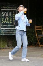 LILY-ROSE DEPP Out for Coffee at Aroma Cafe in Los Angeles 10/29/2019