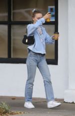 LILY-ROSE DEPP Out for Coffee at Aroma Cafe in Los Angeles 10/29/2019