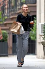 LILY-ROSE DEPP Out for Snacks in New York 10/14/2019