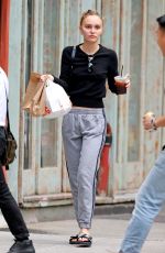 LILY-ROSE DEPP Out for Snacks in New York 10/14/2019
